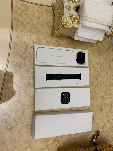Smart saat, Apple, Sensor ekran, rəng - Qara