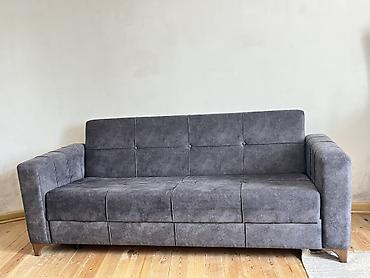 диван кресло: Çevrilə bilən divan – boz rəng - Model: 3 nəfərlik çevrilə bilən — 1