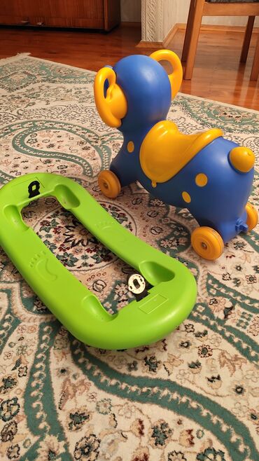 Oyuncaqlar: Качалка детская слоник для малыша до 3 - ёх лет, разъёмная на калёсаж — 3