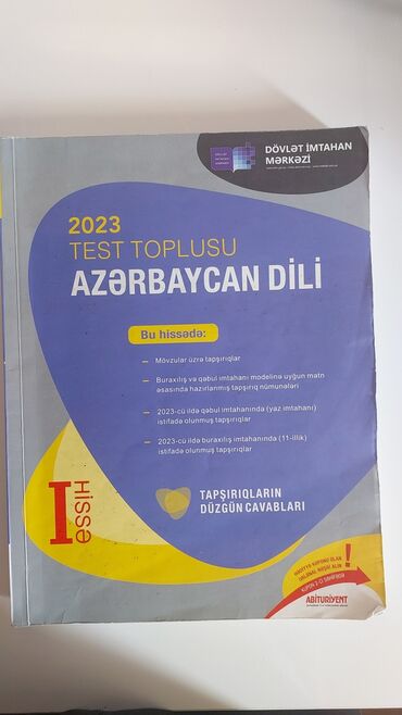 Testlər: Azərbaycan dili Testlər 11-ci sinif, 1-ci hissə, 2023 il