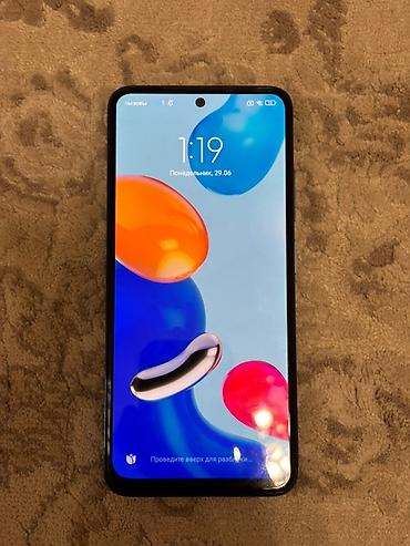 вейп бишкек доставка: Redmi, Redmi Note 11, Колдонулган, 64 ГБ, түсү - Көк, 2 SIM — 2