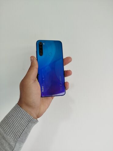 Xiaomi: Xiaomi Redmi Note 8, 64 GB, rəng - Boz, 
 Düyməli, Barmaq izi, İki sim kartlı