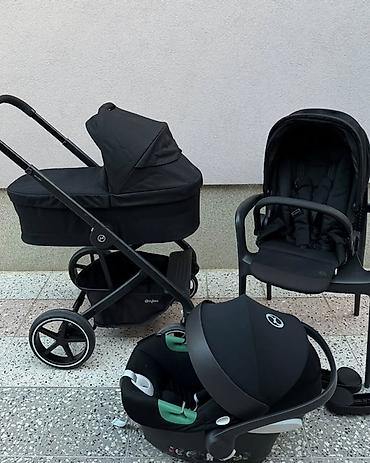 Коляски: Коляска, Cybex, цвет - Черный, Б/у — 14