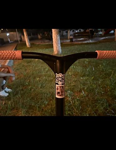трюко: Трюковой самокат (сборка) - Дека Ethic Lindworm V2 (графика на нижней — 7