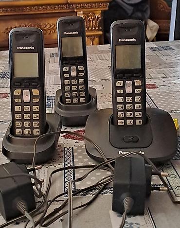 interkom: Stasionar telefon Panasonic, Simsiz, İşlənmiş — 1