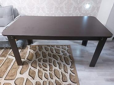 Masalar: Qatlanan/uzadıla bilən masa - Material: tünd ağac rəngli MDF/laminat — 2
