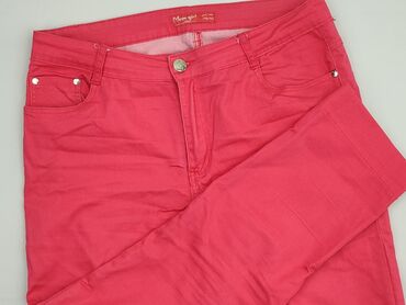 czarne legginsy z wysokim stanem push up: Material trousers for women, size S (EU 36)