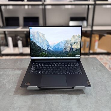 стилус с планшетом: Ультрабук, Lenovo, 16 ГБ ОЭТ, AMD Ryzen 7, 14 ", Жаңы, Жумуш, окуу үчүн, эс тутум NVMe SSD