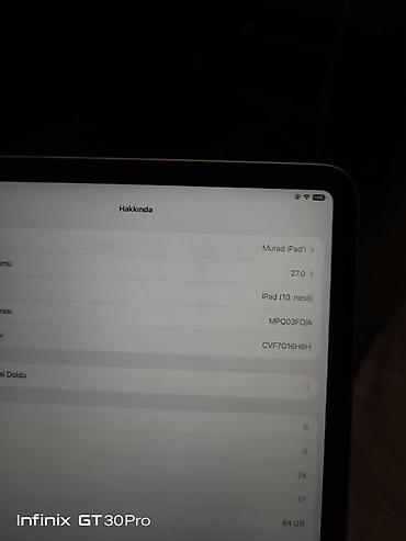 ipad almaq: İşlənmiş Apple iPad 10 (2022), 13", 64 GB, Ödənişli çatdırılma — 3