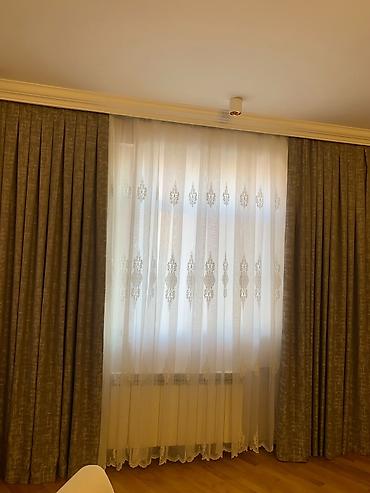 2.80-3.40 tikili hazır keyfiyətli pərdə tül( pərdəsi qalın