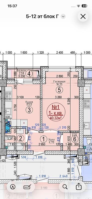 алтын кол пансионат цены: 1 комната, 40 м², Золотой квадрат Элитка, 5 этаж, ПСО (под самоотделку) — 5