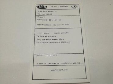 Ostali uređaji: Brusni kamen, tocilo 51x120mm, rupa 22mm, valjkast, cilindrican — 4