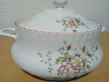 Kompleti posuđa: Vintage rebrasti servis za ručavanje i večeru, ukupno 10 delova — 11