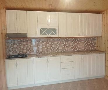 Sifarişlə mətbəx mebeli: Sifarişlə mətbəx dəsti, Özü çəkən petlələr, Taxta, Kredit yoxdur, Pulsuz çatdırılma — 6