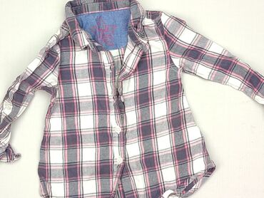 biala koszula z wiazaniem: Shirt 1.5-2 years, condition - Very good, pattern - Cell, color - White