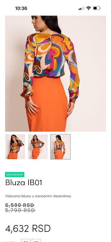 41: Prelepa bluza od 100% viskoze. Naznačena je veličina 46 ali prema mom — 2