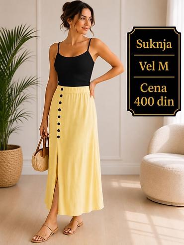 continental vrbas: Suknja – veličina M. Midi dužina, visok struk sa elastičnom trakom — 1