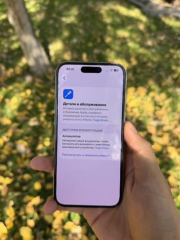 ipone 15: IPhone 15 Pro, Б/у, 256 ГБ, Natural Titanium, 100 % — 8
