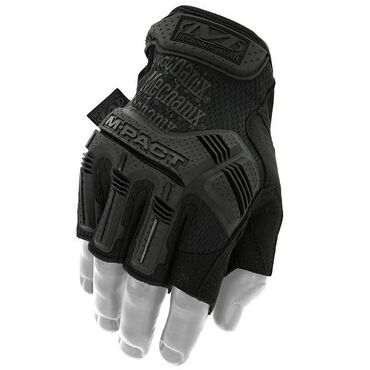 рыбалка место: Перчатки беспалые Mechanix M-Pact Fingerless Gloves в чёрном цвете