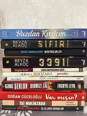 Kitablar və jurnallar: Kitab dəsti – müxtəlif janrlarda 11 kitab
Hamsi 42 azn — 1