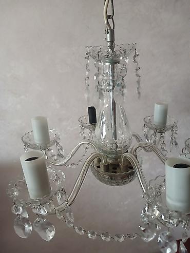 samlar: Çılçıraq, 5 lampa, Xrustal — 1