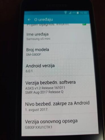 Samsung: Samsung Galaxy S5 Mini, bоја - Crna, Otisak prsta — 12