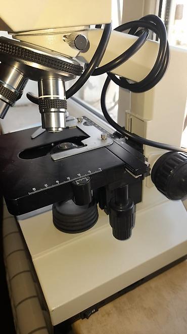 Инструменты: Binokulyar laboratoriya mikroskopu - Geniş binokulyar başlıq: 10x — 2
