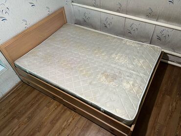 овальная кровать: Эки кишилик керебет, Матрасы бар, узуну - 206 см