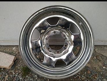 4 на 98: Стальной колесный диск 16" - Размер: 16x6J (маркировка на ободе: E — 1