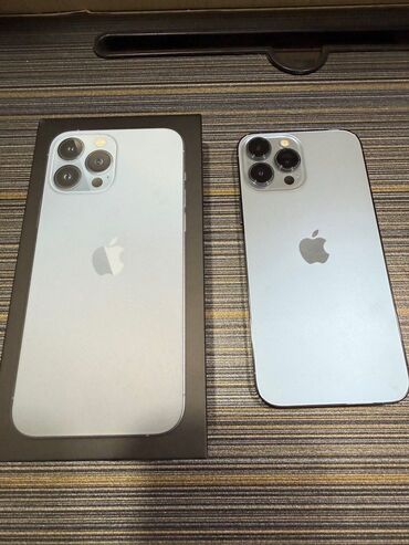 ayfon telfonu: IPhone 13 Pro, 128 GB, Sierra Blue, Face ID, Sənədlərlə, Zəmanət