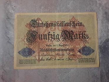 Almaniya 50 mark 1914 qiymətə görə narahat etməyin