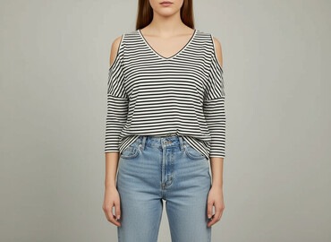 abercrombie and fitch t shirty: Bluzka damska, rozmiar L