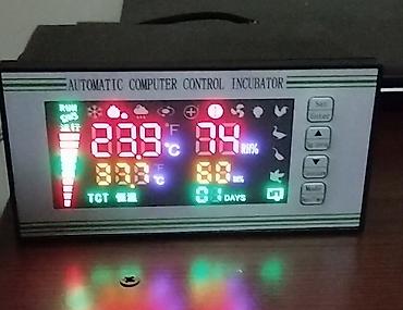 toyug cucə: XM.18.S - Rəqəmsal LED ekran: temperatur (°C/°F), rütubət (RH%), gün — 1