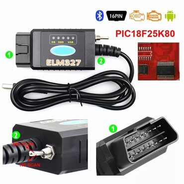 набор инструментов для работы с кожей: Профессиональный Адаптер ELM 327 USB OBD2 v.1.5. Оригинальный чип