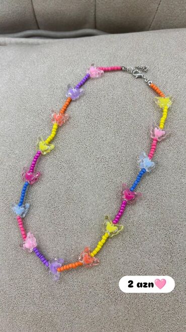 Boyunbağılar: Rəngarəng muncuq əl işi boyunbağılar. ətraflı məlumat və çatdırılma — 5