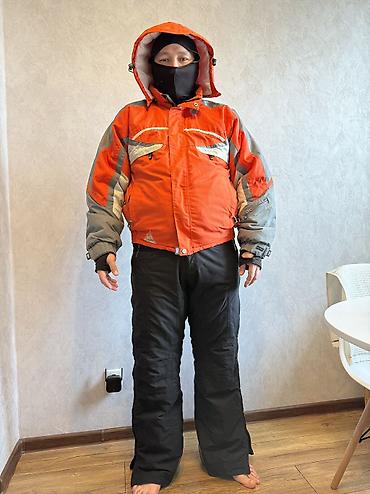Мужские лыжные костюмы: Костюм, XL, Б/у, С утеплителем, Вентиляционные клапаны, Внутренние и внешние карманы, Высокая посадка штанов — 1