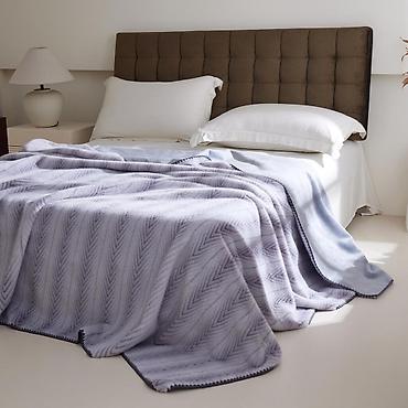 mikrofiber: First Home brendinin ultra-yumuşaq pledi - Material: qalın, tüklü — 6
