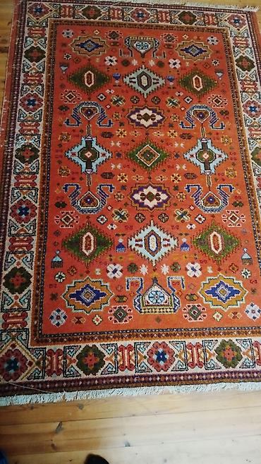 mebel antik: Qəsəbə/Quba üslubunda əl xalçası - Material: təbii yun, sıx ilmə — 1
