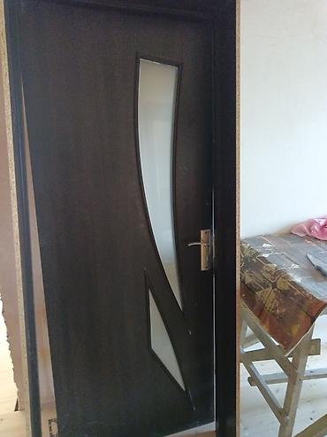 drel satisi: Otaq qapısı – şüşəli dizayn - Material: ağac əsaslı panellər — 4