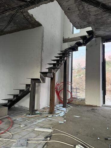 Обшивка лестниц: Лестница каркас металокаркас Лестница монтаж демонтаж Изготовление — 21