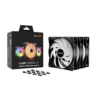 Be quiet! Light Wings LX 120mm PWM High-Speed Triple Pack (BL124) –