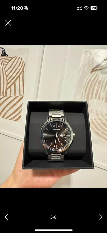 Aksesuarlar: Yeni, Qol saatı, Emporio Armani, rəng - Qara — 4