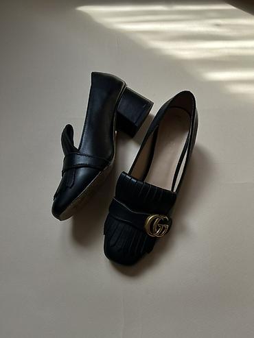 Женская обувь: Лоферы, 38, Gucci, Б/у, цвет - Черный, Самовывоз — 3