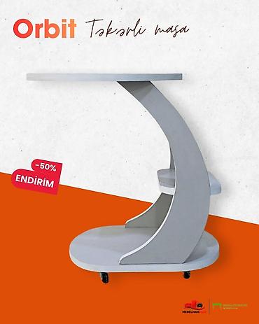 tek stolar: Jurnal masası, Yeni, Açılmayan, Laminat, Oval masa — 4
