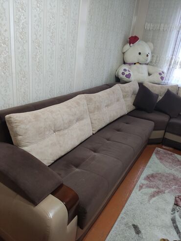 Masa və oturacaq dəstləri: Qonaq otağı üçün, İşlənmiş, Açılan, 6 stul — 13