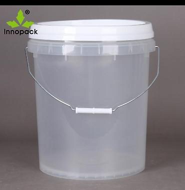 quru süd: Şəffaf plastik vedrə və qapaqlı qablar ALIRAM - Material: yüksək — 2