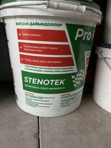опалубка фанера: Шпаклевка финишная STENOTEK «Люкс», готовая к применению (ведро)