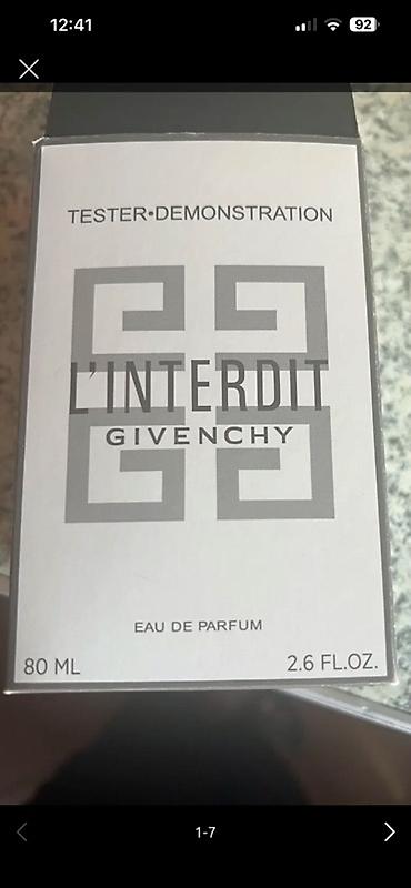 Givenchy L’Interdit – Eau de Parfum (Tester/Demonstration) - Həcm: 80