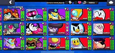 aiphone 16: Игровой аккаунт Brawl Stars - Кубков: 27 541 - Уровень профиля: 129 - — 4