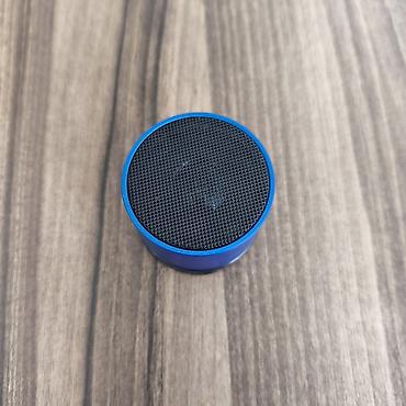 modulator fm bluetooth: Kompakt portativ mini dinamik - Rəng: mavi gövdə, qara metal torlu — 3